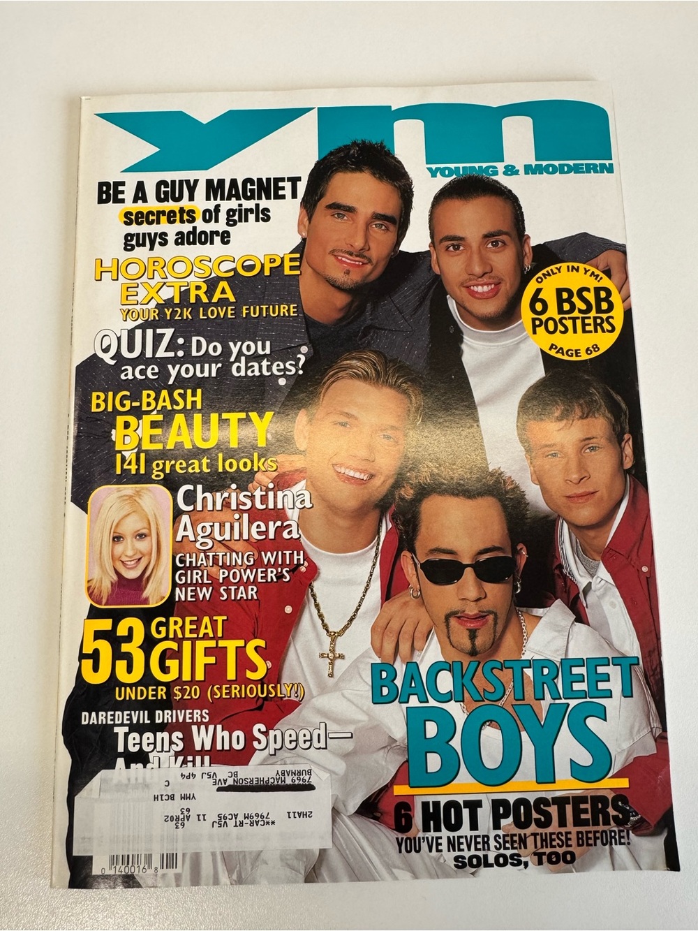 YM Teen Magazine Dec 1999/Jan 2000 Backstreet Boys